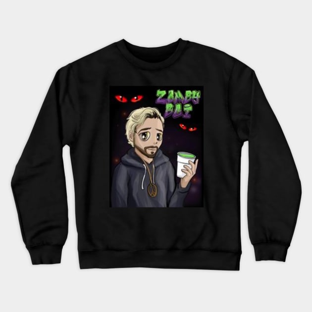 animated Crewneck Sweatshirt by Zomby boi